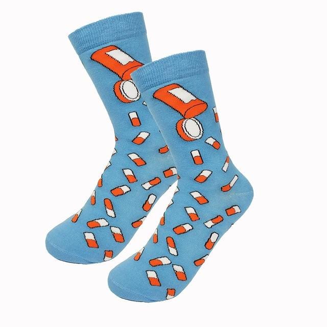 New fashion women men colorful dog cotton socks Spring couple lover Casual Pill Fox neutral red sock Hot