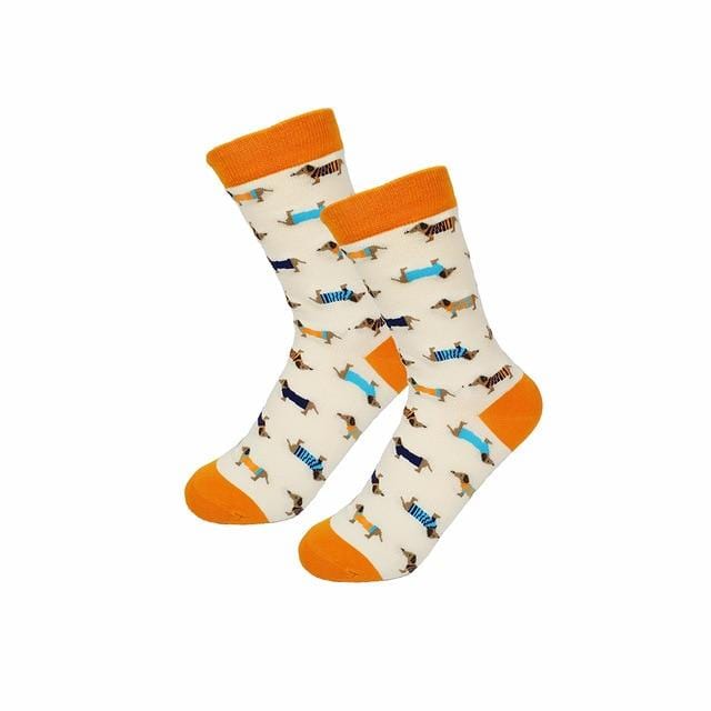 Neue mode frauen männer bunte hund baumwolle socken Frühling paar liebhaber Casual Pill Fox neutral rote socke Hot