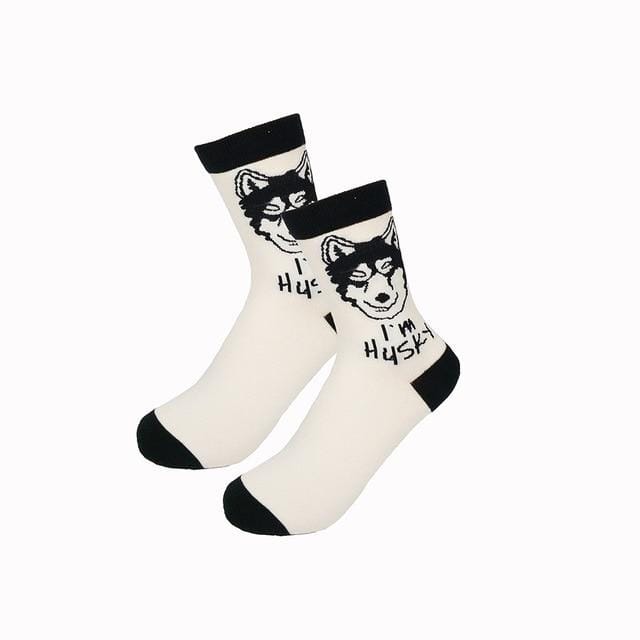 Neue mode frauen männer bunte hund baumwolle socken Frühling paar liebhaber Casual Pill Fox neutral rote socke Hot