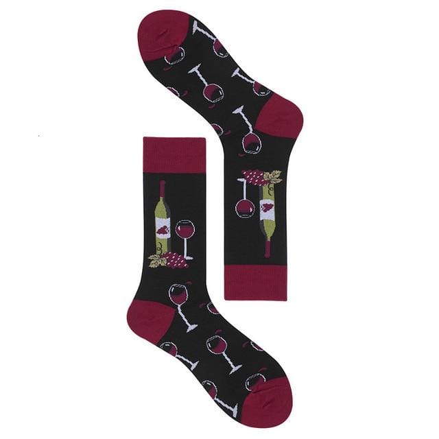 Chaussettes Style Harajuku pour hommes, à carreaux noirs et blancs, motif de chat à pois, chaussettes joyeuses, Hip Hop, en coton peigné, nouvelle collection 2020