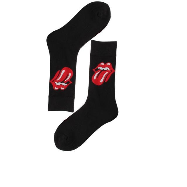 Chaussettes Style Harajuku pour hommes, à carreaux noirs et blancs, motif de chat à pois, chaussettes joyeuses, Hip Hop, en coton peigné, nouvelle collection 2020