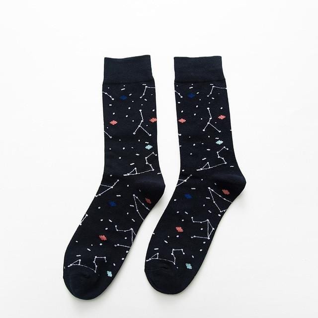 Harajuku Stil Männer Socken Schwarz Weiß Plaid Dot Katze Muster Glücklich Socken Neue 2020 Hip Hop Gekämmte Baumwolle Calcetines