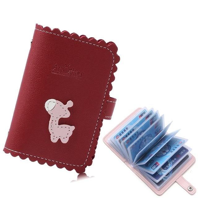 APP BLOG Women Men Passport Cover ID Credit Business Cards Holder Wallet Card Bag Case Femme Carteira Mujer For Documents 2018