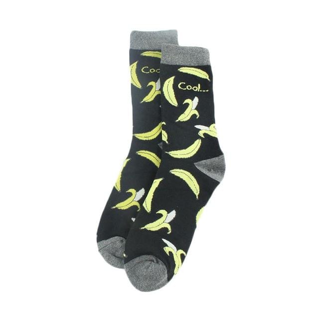 [COSPLACOOL]Cool Novelty Harajuku Crew Funny Socks Street Hip Hop Big Size Socks Men Divertidos Beer Skateboard Chaussette Homme