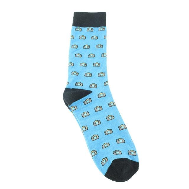 [COSPLACOOL] nouveauté Cool Harajuku équipage chaussettes drôles rue Hip Hop grande taille chaussettes hommes Divertidos bière Skateboard Chaussette Homme