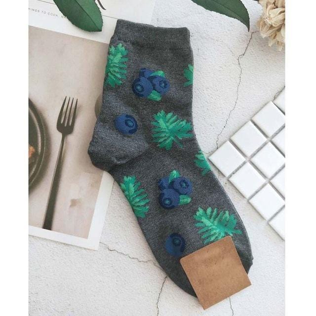 [EIOISAPRA]Cute Jacquard/Plants Printing Pattern Art Socks Women Korean Animal/Cactus Socks Funny Socks Kawaii Sokken Calcetines