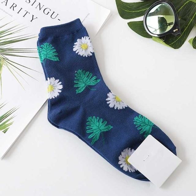 [EIOISAPRA]Cute Jacquard/Plants Printing Pattern Art Socks Women Korean Animal/Cactus Socks Funny Socks Kawaii Sokken Calcetines