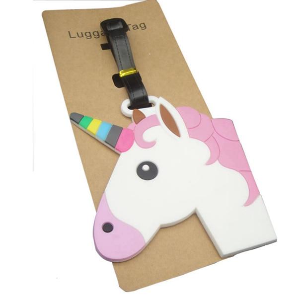 Travel Accessories Creative Luggage Tag Animal Cartoon Silica Gel Suitcase ID Addres Holder Baggage Boarding Bag Portable Label