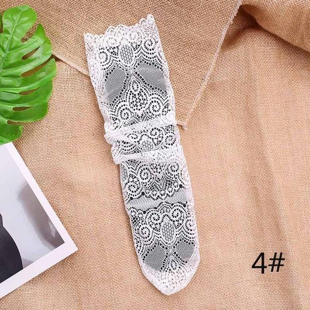 Sale Sexy Retro Lace Floral Mesh Women Girl Socks Elastic 2018 Summer Fashion Lady Transparent Short Socks