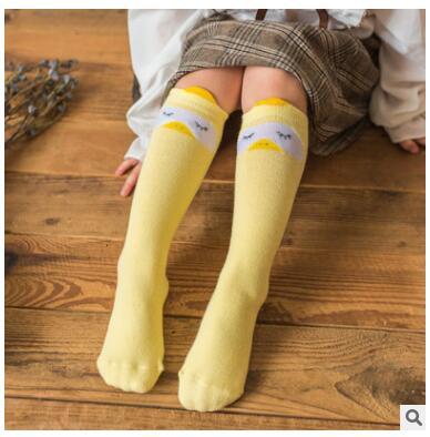 Chaussettes en coton pour enfants, chaussettes de style dessin animé souris, renard, totoro, pour bébés, petits garçons et filles, jambes hautes, chaudes, chaussettes courtes pour grands enfants