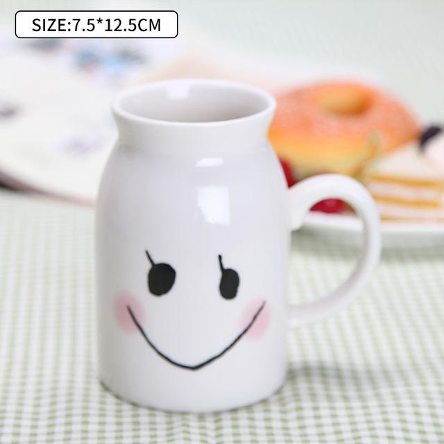 250/400ML Creative Cartoon Ceramic Mug Heat-resistant Tea Coffee Mug Children Milk Coffee Cup Travel Mug Home Office Coffee Mugs