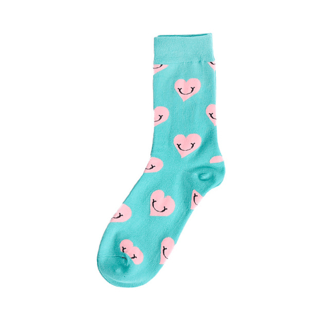 Herbstmode Straße Harajuku Stil lustige Socken Unisex Phantasie Obst Tier Kunst Mann Baumwollsocken süße glückliche Frau lange Socken Meias