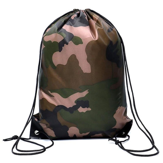 New Unisex Small Backpack Drawstring Bag Men's Fashion Storage Bag Travel Sport Outdoor Bag Lightweight Backpack Women