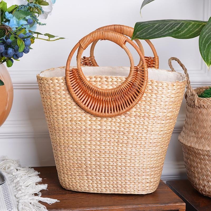 Lovevook woven straw bag women summer beach bags for travel handmde rattan bags for ladies luxury handbags design 2020 Bohemia