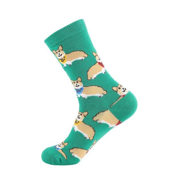 Cotton funny Socks Women &Men New 2019 cute Autumn Winter New Year Santa Claus Christmas Fruit Animal Fish Happy Socks PEONFLY