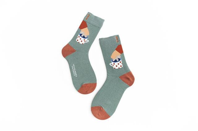 Unisex Malerei Stil Männer Socken 100 Baumwolle Harajuku Bunte Volle Socken Männer 1 Paar Geschenke Größe 35-43