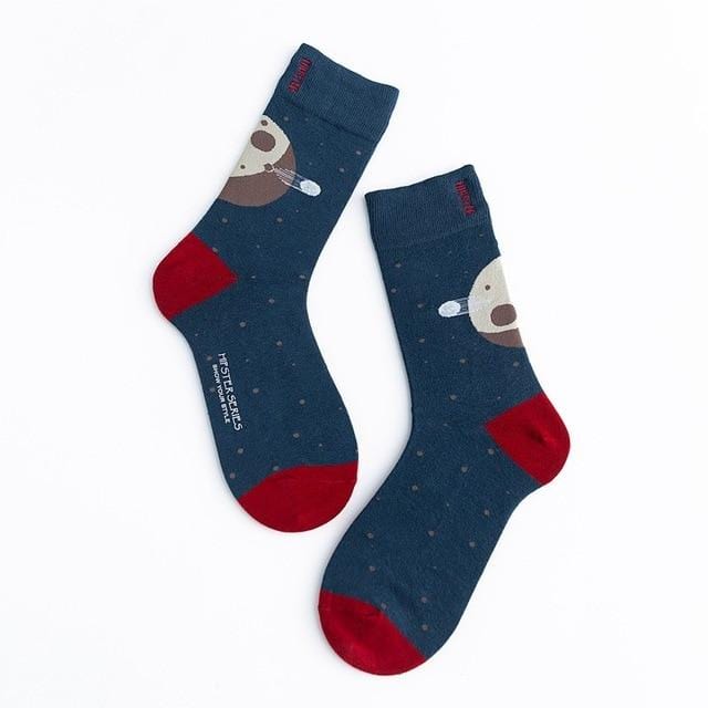 Unisex Malerei Stil Männer Socken 100 Baumwolle Harajuku Bunte Volle Socken Männer 1 Paar Geschenke Größe 35-43