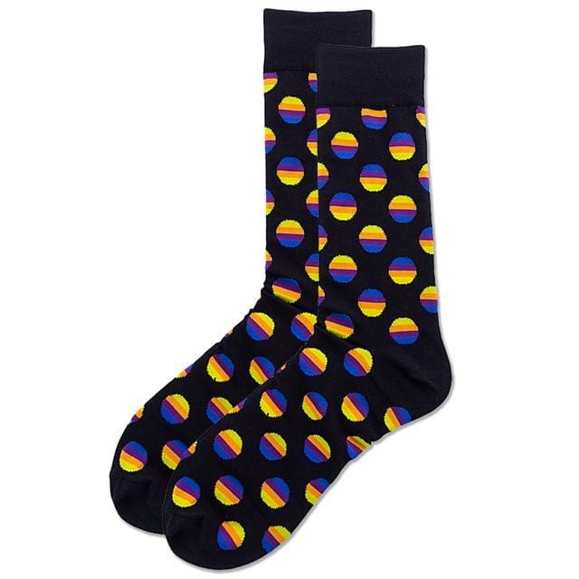 Mode Unisex Hip Hop Herren Happy Socken Herbst mit Früchten und Cartoon-Bild Coole Socken gekämmte Baumwolle für Liebhaber Meias 404