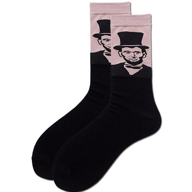 Mode unisexe Hip Hop hommes chaussettes heureuses automne avec des Fruits et image de dessin animé chaussettes Cool coton peigné pour les amoureux Meias 404