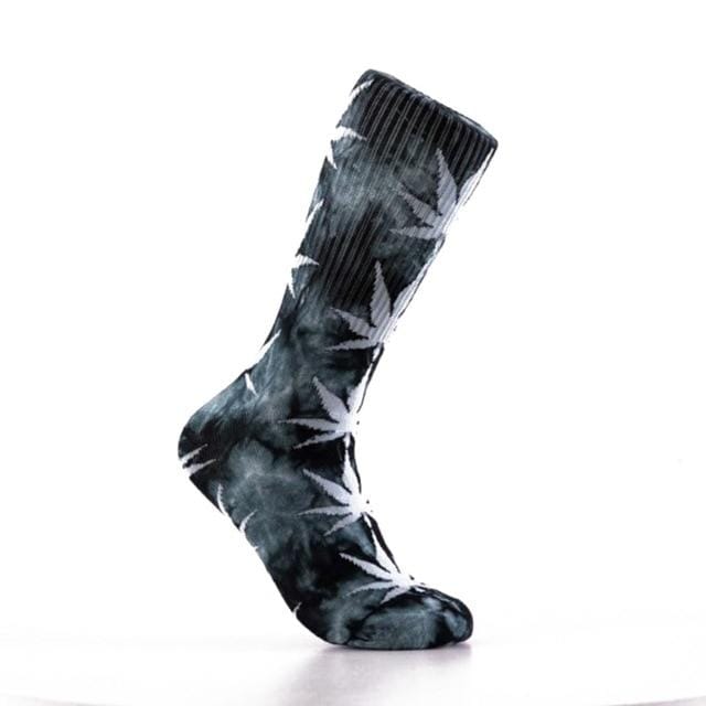 Chaussettes de Skateboard colorées unisexes pour hommes, nouveauté, teinture par nouage, chaussettes hip hop Harajuku en coton, chaussettes longues pour Couple ethnique Meias