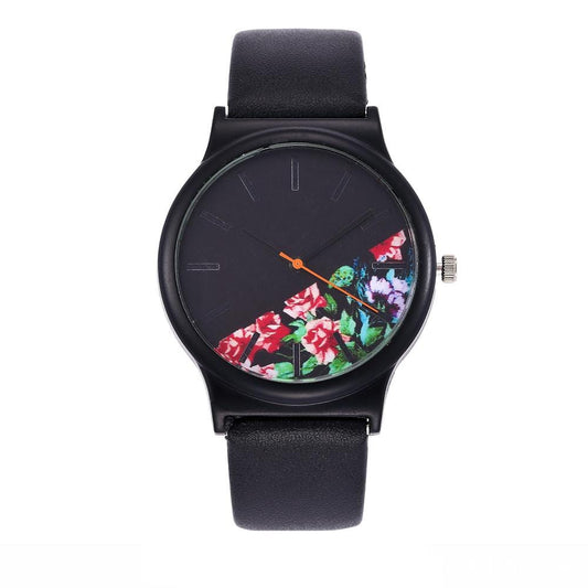 2018 Montre fleur noire femmes montres dames marque de luxe célèbre Femme horloge Montre à Quartz poignet Relogio Feminino Montre Femme