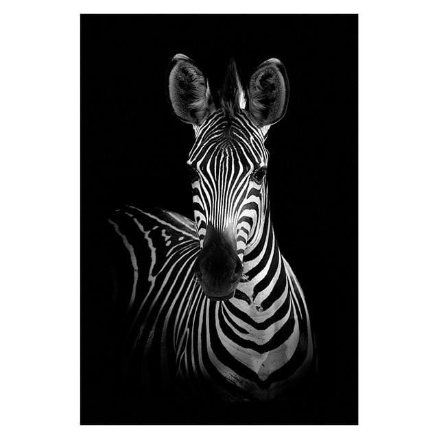 Canvas Painting Animal Wall Art Lion Elephant Deer Zebra Posters and Prints Wall Pictures for Living Room Decoration Home Decor