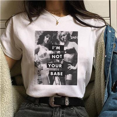 New Feminists Harajuku T Shirt Women Feminism T-shirt Girl Power Graphic Tshirt Grunge Aesthetic Top Tees Female Clothes