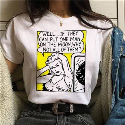 New Feminists Harajuku T Shirt Women Feminism T-shirt Girl Power Graphic Tshirt Grunge Aesthetic Top Tees Female Clothes