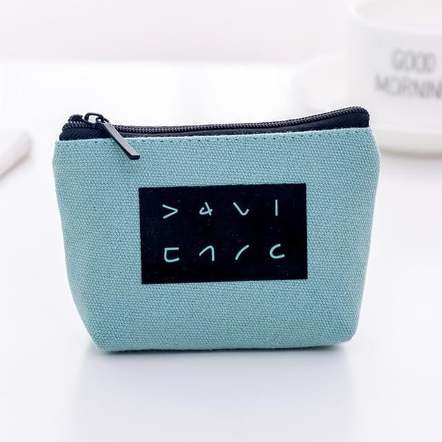 Mini Sanitary Napkin Bag Canvas Coin Purse Credit Card Holder Sanitary Pad Pouch Cosmetics Organizer Storage Bags Women Wallets