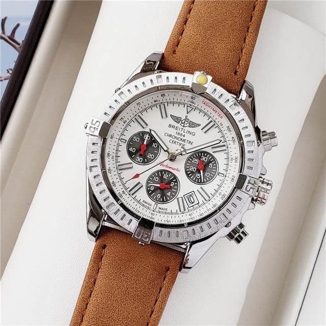 Nouvelle marque de luxe Breitling montre-bracelet mécanique montres pour hommes montre à Quartz avec bracelet en acier inoxydable relojes hombre automatique