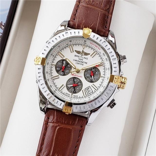 Nouvelle marque de luxe Breitling montre-bracelet mécanique montres pour hommes montre à Quartz avec bracelet en acier inoxydable relojes hombre automatique