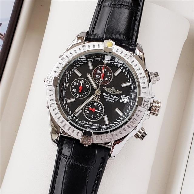 Nouvelle marque de luxe Breitling montre-bracelet mécanique montres pour hommes montre à Quartz avec bracelet en acier inoxydable relojes hombre automatique