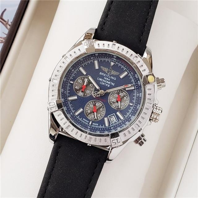 Nouvelle marque de luxe Breitling montre-bracelet mécanique montres pour hommes montre à Quartz avec bracelet en acier inoxydable relojes hombre automatique