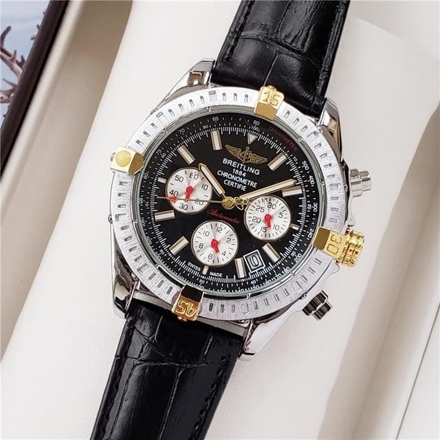 Nouvelle marque de luxe Breitling montre-bracelet mécanique montres pour hommes montre à Quartz avec bracelet en acier inoxydable relojes hombre automatique