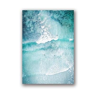 Ozean Welle Wand Kunst Leinwand Malerei Strand Surf Luft Drucke Nordic Poster Moderne Strand Landschaft Bild für Wohnzimmer Dekor