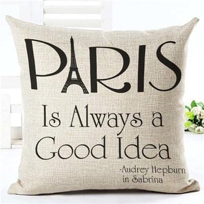 Letter Love Home Cushion Covers Linen Black White Pillow Cover Sofa Bed Nordic Decorative Pillow Case 45x45cm