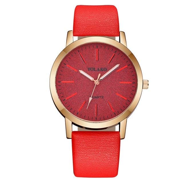 Luxury Brand Leather Quartz Women's Watch Ladies Fashion Watch Women Wristwatch Clock relogio feminino hours reloj mujer saati