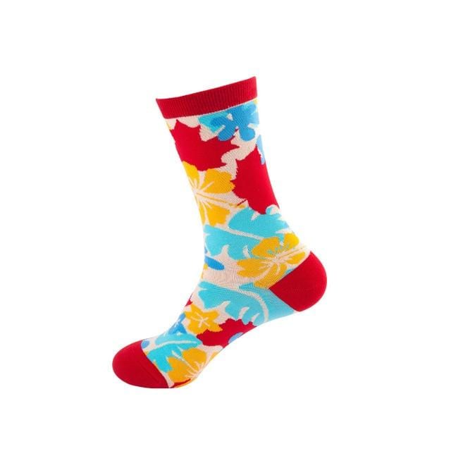 Chaussettes drôles pour hommes et femmes, en coton, requin, personnalité, Happy Art Van Gogh, peinture de renommée mondiale, chaussettes à huile, cadeau de noël