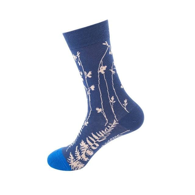 Chaussettes drôles pour hommes et femmes, en coton, requin, personnalité, Happy Art Van Gogh, peinture de renommée mondiale, chaussettes à huile, cadeau de noël