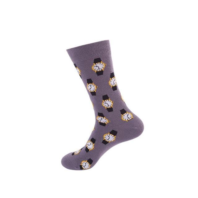 Chaussettes drôles pour hommes et femmes, en coton, requin, personnalité, Happy Art Van Gogh, peinture de renommée mondiale, chaussettes à huile, cadeau de noël