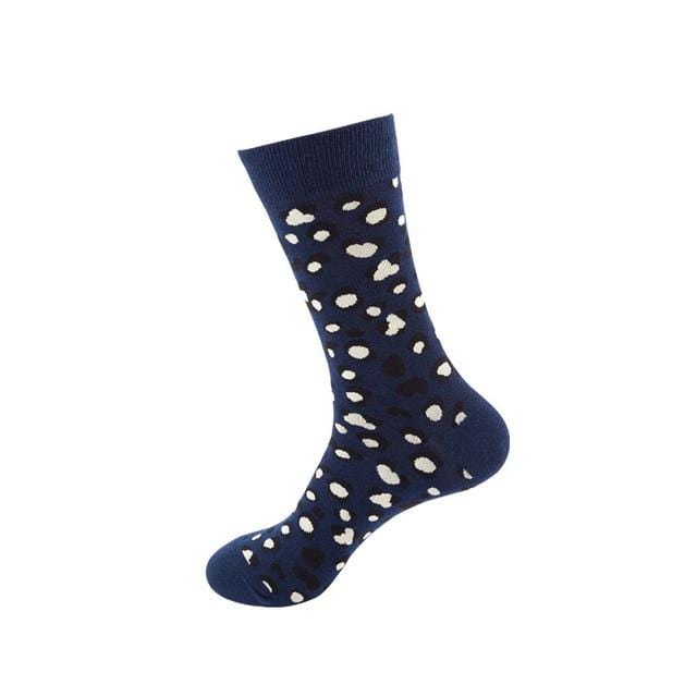 Chaussettes drôles pour hommes et femmes, en coton, requin, personnalité, Happy Art Van Gogh, peinture de renommée mondiale, chaussettes à huile, cadeau de noël