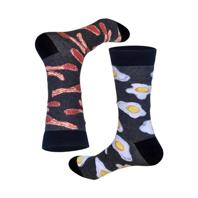 Lionzone 2019 nouvellement hommes chaussettes coton décontracté personnalité Design Hip Hop Streetwear heureux chaussettes cadeaux pour hommes marque qualité