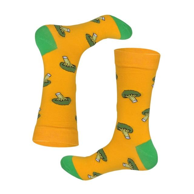 Lionzone 2019 nouvellement hommes chaussettes coton décontracté personnalité Design Hip Hop Streetwear heureux chaussettes cadeaux pour hommes marque qualité