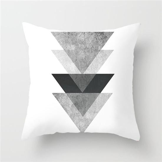 Fuwatacchi Geometric Pattern Cushion Cover Black White Soft Throw Pillow Cover Decorative Sofa Pillow Case Pillowcase Christmas