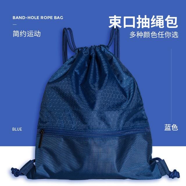 2020 New Honeycomb Drawstring Bag Cinch Sack Backpack String Drawstring Backpack Gym Bag Tote School Sport Travel Drawstring Bag