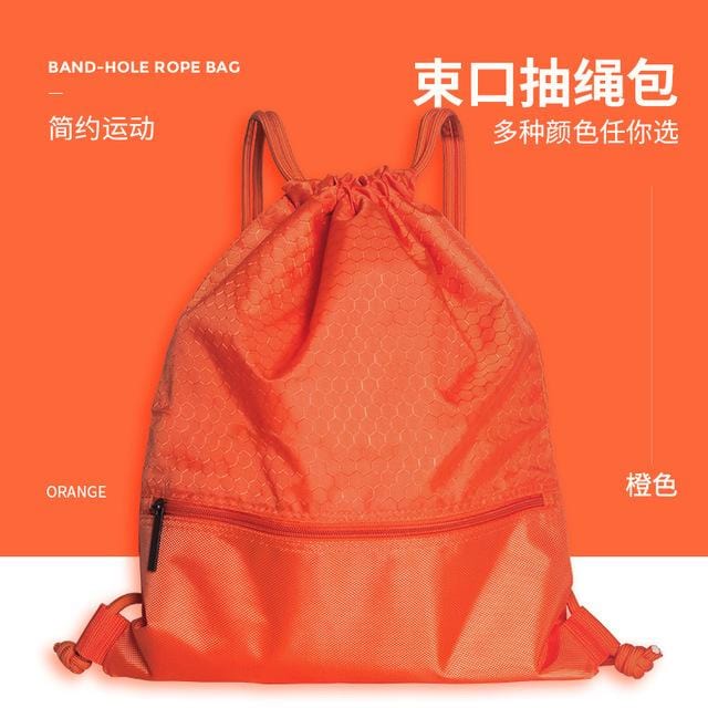 2020 New Honeycomb Drawstring Bag Cinch Sack Backpack String Drawstring Backpack Gym Bag Tote School Sport Travel Drawstring Bag