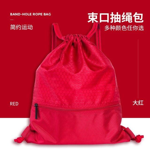 2020 New Honeycomb Drawstring Bag Cinch Sack Backpack String Drawstring Backpack Gym Bag Tote School Sport Travel Drawstring Bag