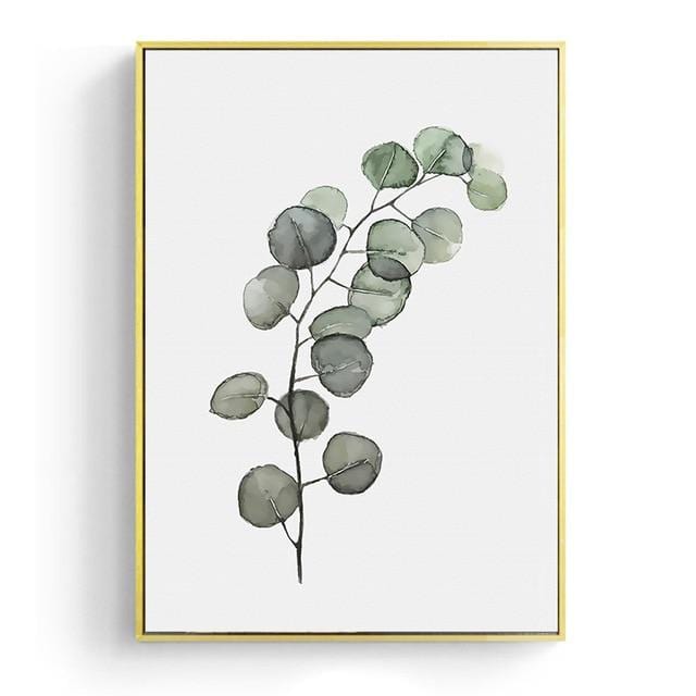 Watercolor Leaves Wall Art Canvas Painting Green Style Plant Nordic Posters and Prints Decorative Picture Modern Home Decoration