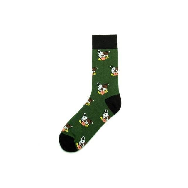 PEONFLY hommes mode impression dessin animé Crocodile requin zèbre chien paresseux Koala fleur oiseau coloré chaussettes doux confort coton chaussettes