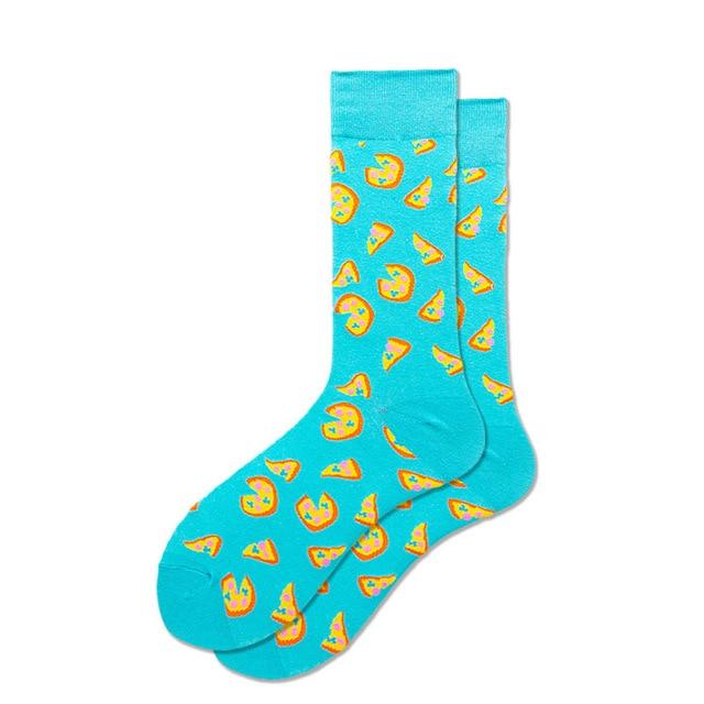 Women Socks Funny Cute Cartoon Graphics Fruits Strawberry Orange Avocado Watermelon Cherry Japanese Harajuku skateboard Socks